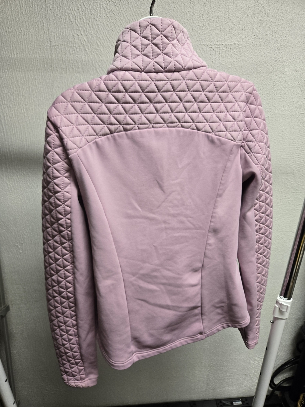 Avia Women's Quilted Light Pink Zip-Up Jacket - Picture 2 of 5